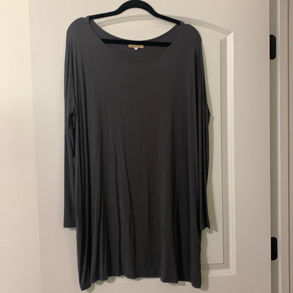 Grey Piko Dress